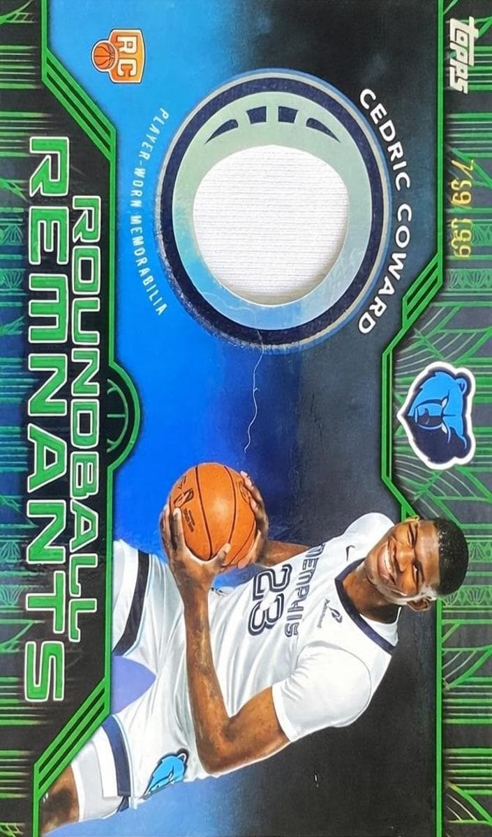 Cedric Coward 2025 topps Topps