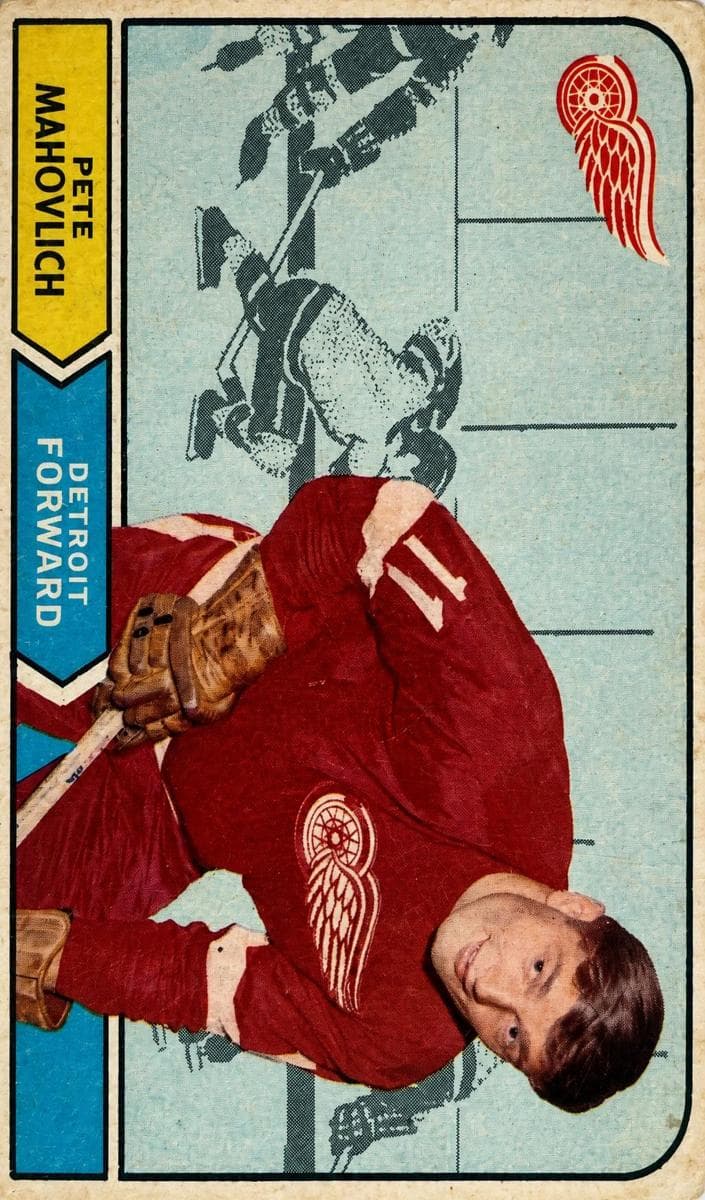 Pete Mahovlich 1968 topps O-Pee-Chee