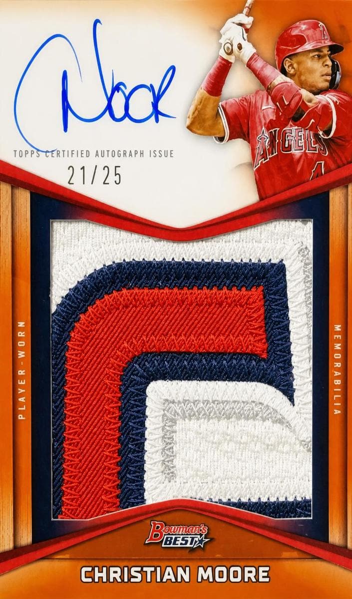 Christian Moore 2025 bowman Bowman Best