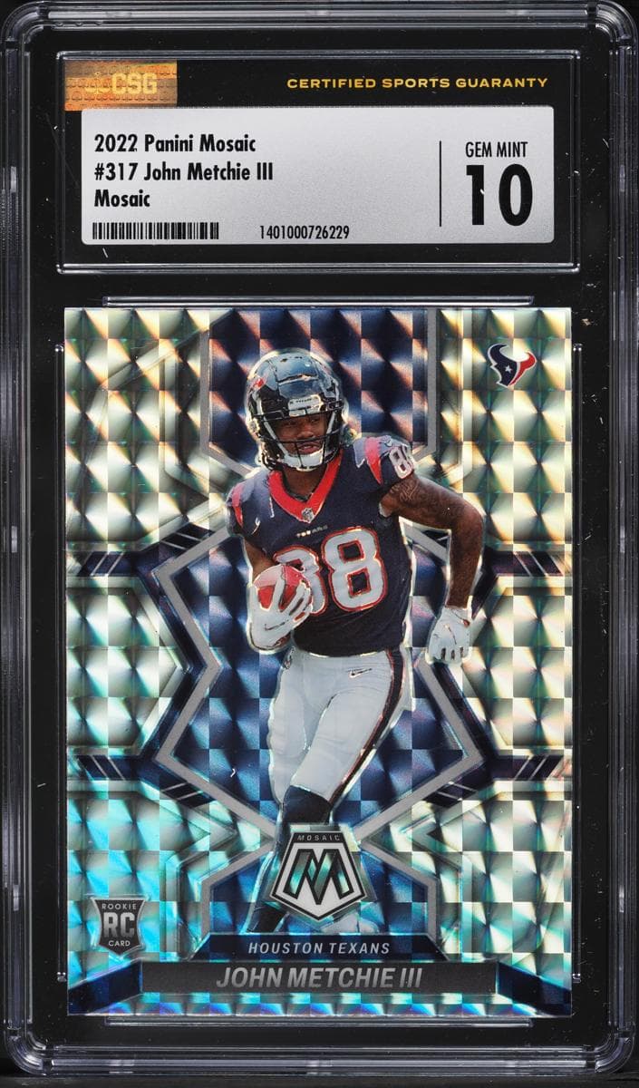 John Metchie III 2022 panini Panini Mosaic