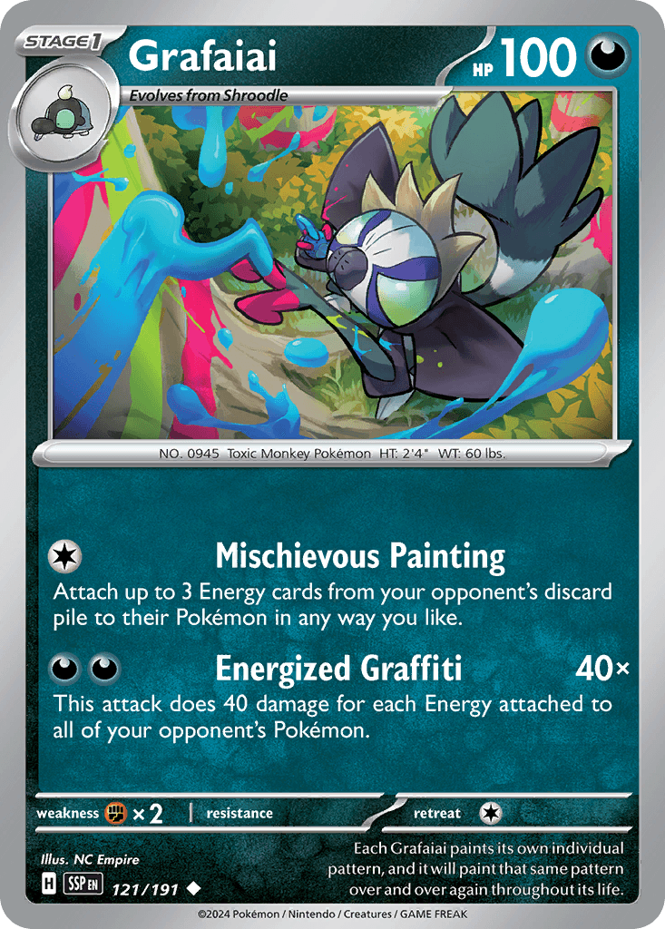 Grafaiai 2025 Pokemon Korean Mega Brave