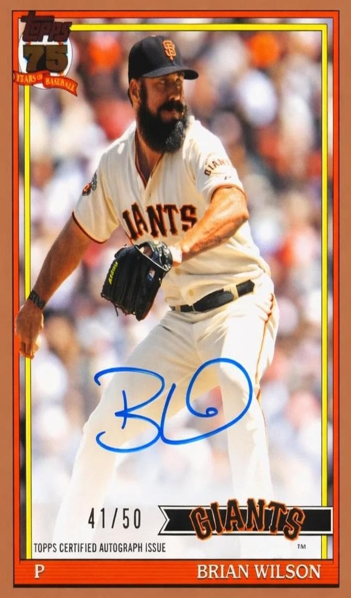 Brian Wilson trading card