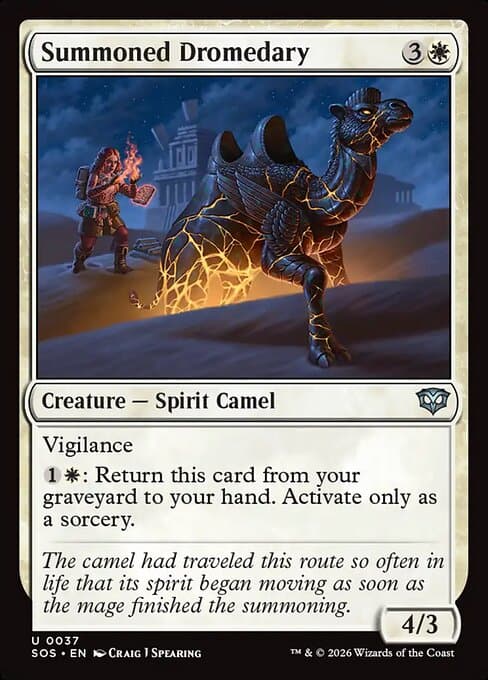 Summoned Dromedary 2026 Magic: The Gathering Secrets of Strixhaven