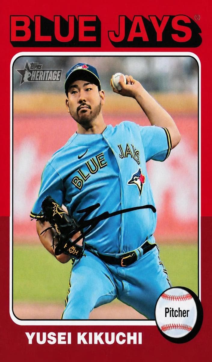 Yusei Kikuchi 2024 topps Topps Heritage