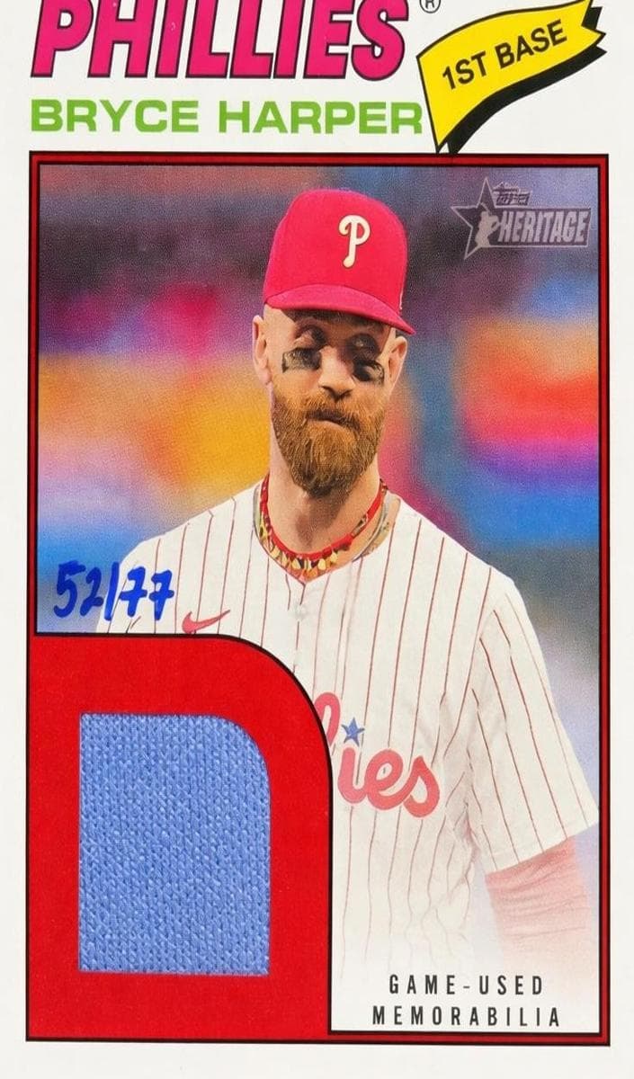 Bryce Harper 2026 topps Topps Heritage