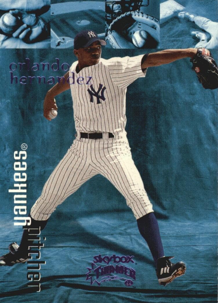 Orlando Hernandez 1999 fleer SkyBox Thunder
