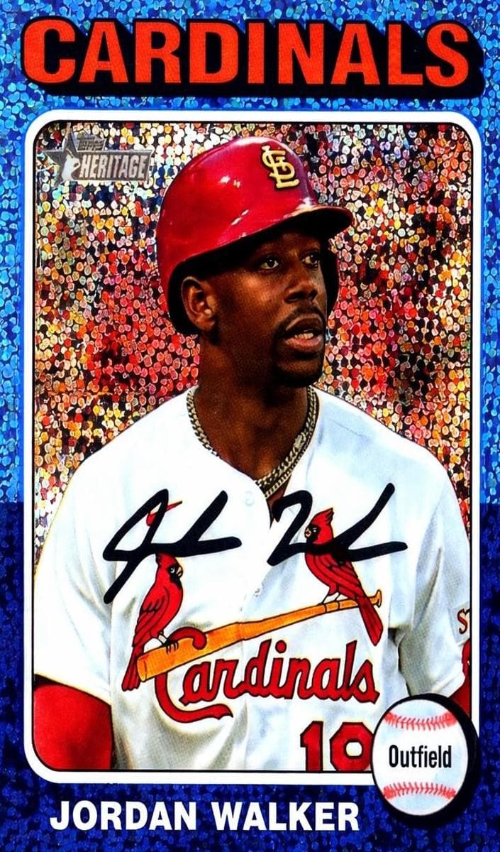 Jordan Walker 2024 topps Topps Heritage Mini