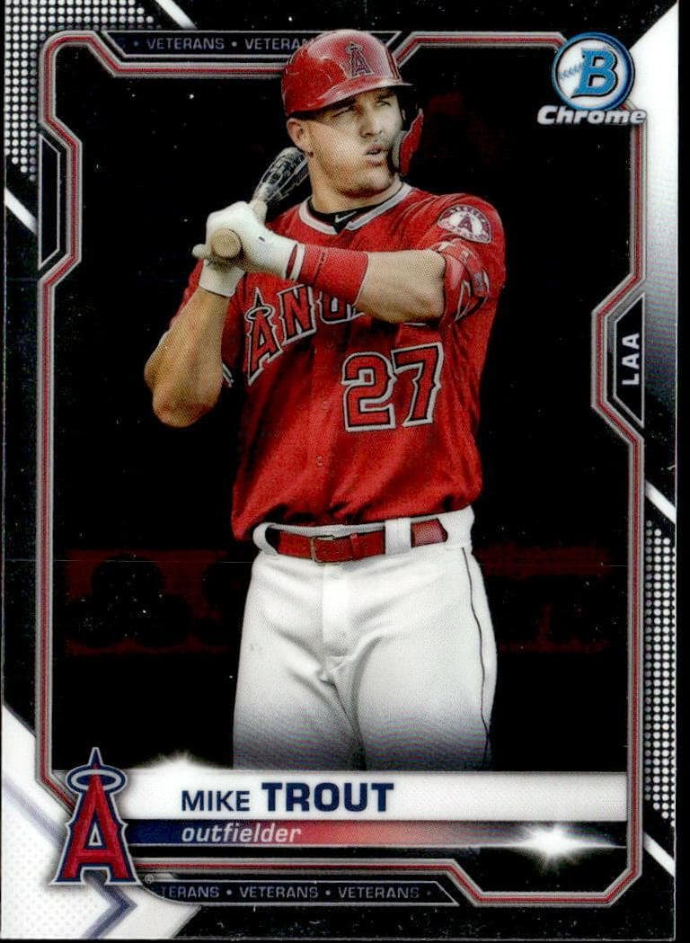 Mike Trout 2021 bowman Bowman Chrome