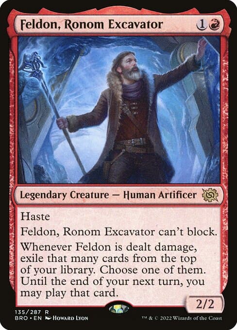 Feldon, Ronom Excavator 2022 Magic: The Gathering Brother's War