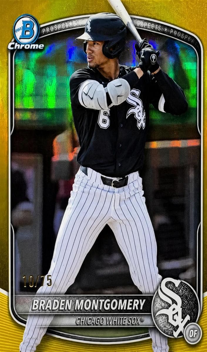 Braden Montgomery 2025 bowman Bowman Draft Chrome