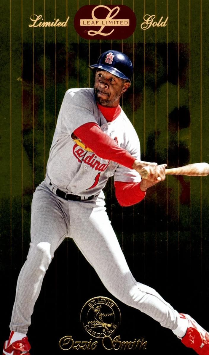 Ozzie Smith 1996 leaf Leaf Limited