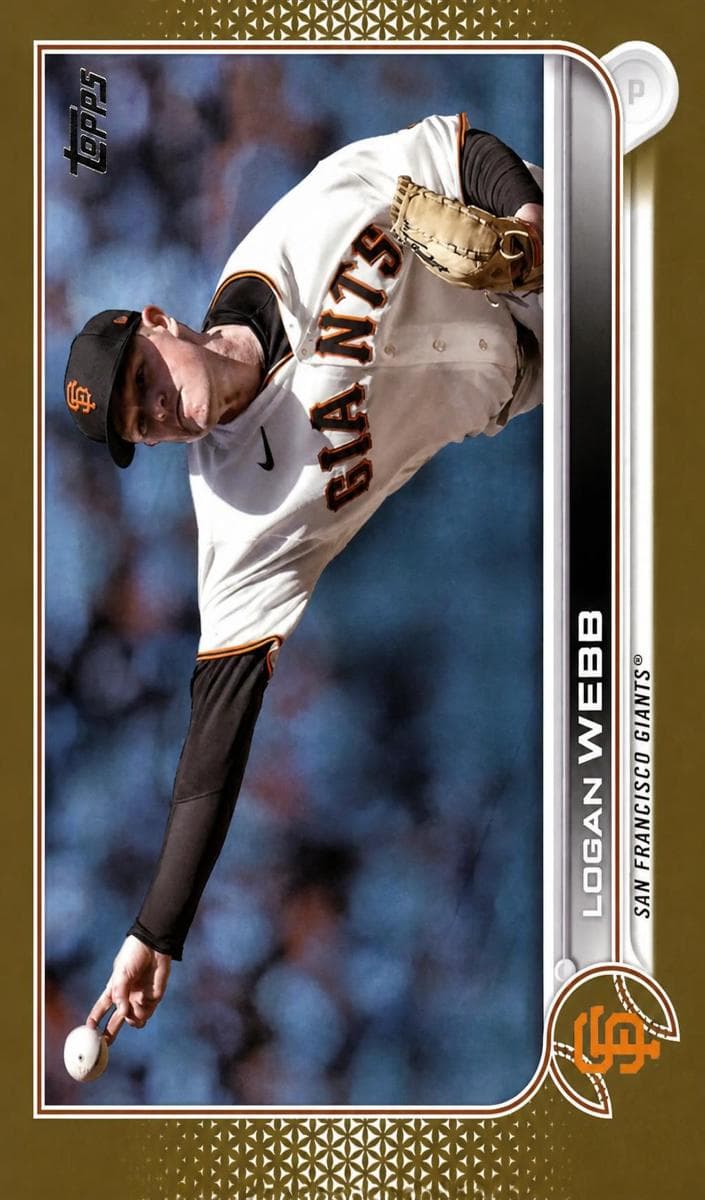 Logan Webb 2022 topps Topps Update