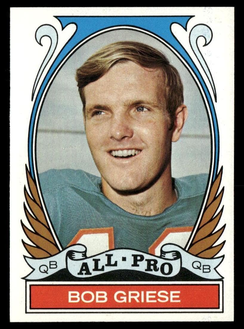 Bob Griese 1972 topps Topps