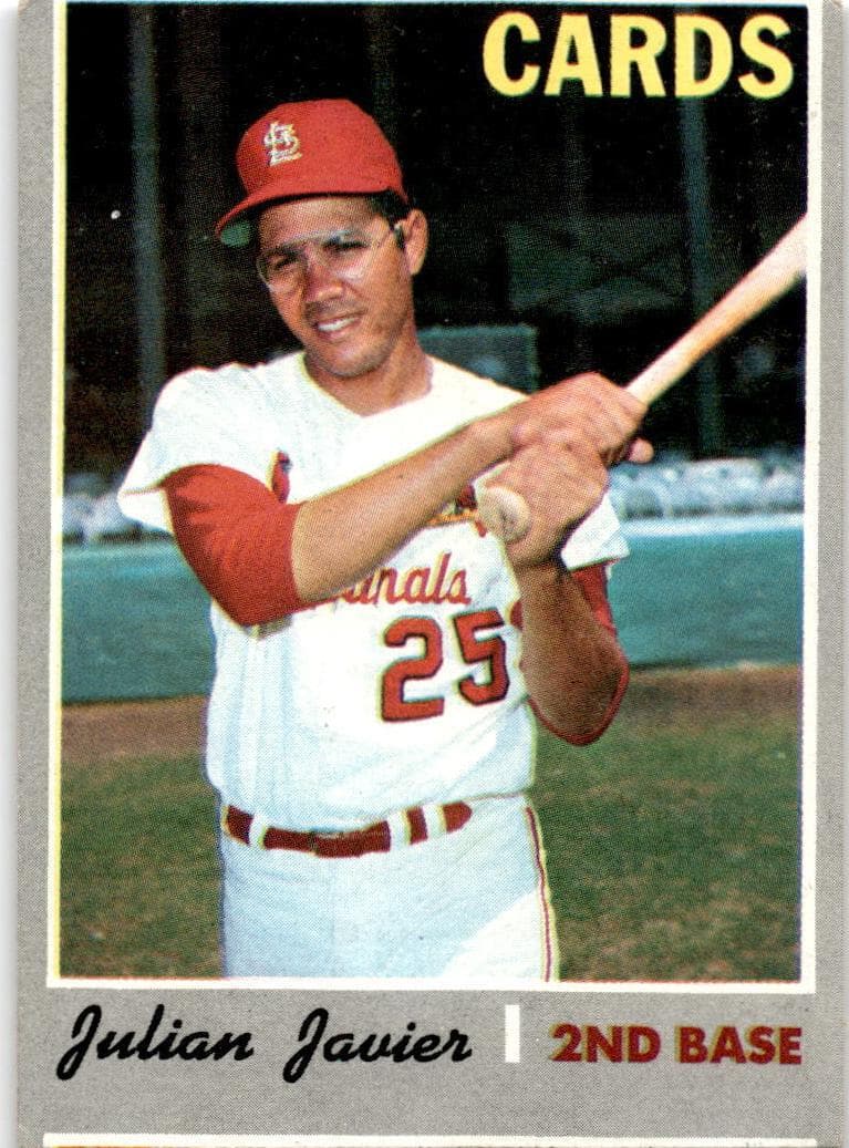 Julian Javier 1970 topps Topps