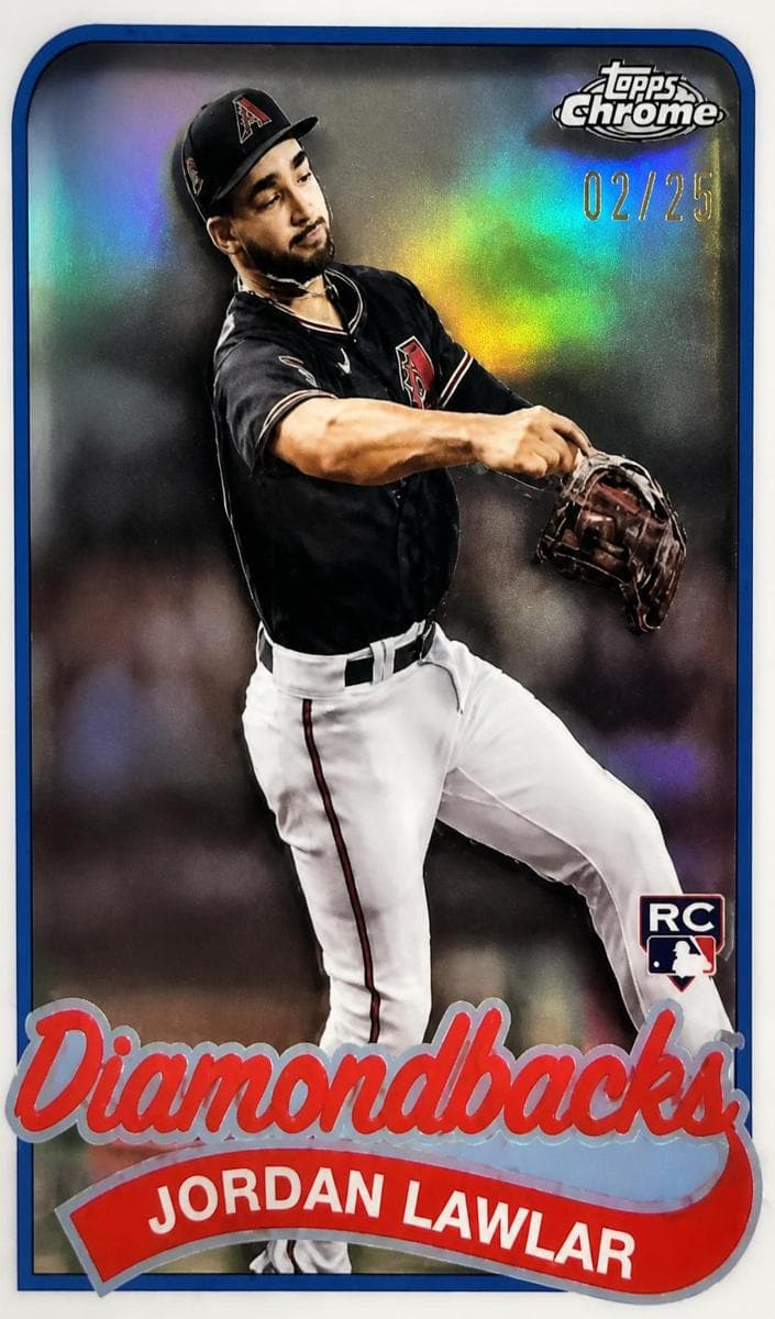 Jordan Lawlar 2024 topps Topps Chrome