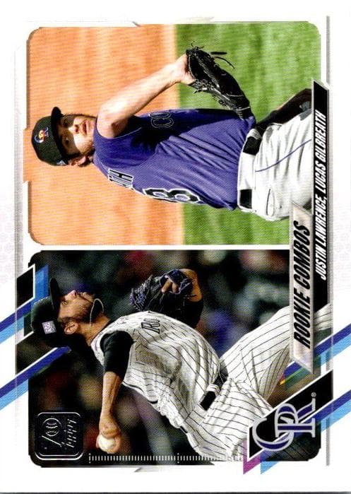 Justin Lawrence / Lucas Gilbreath 2021 topps Topps Update