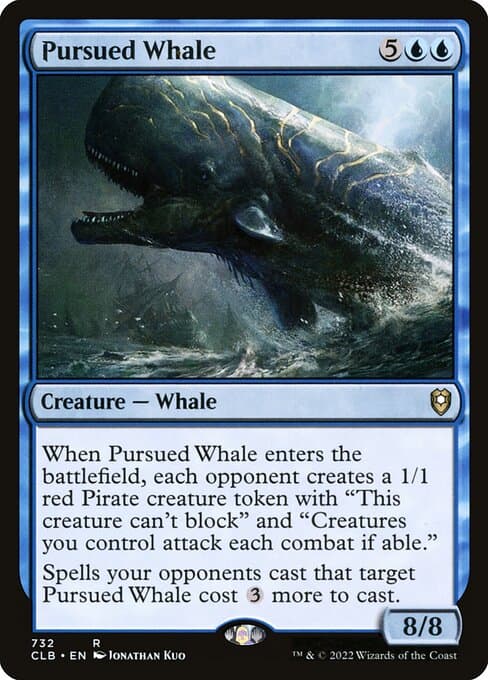 Pursued Whale 2022 Magic: The Gathering Commander Legends: Battle for Baldur's Gate
