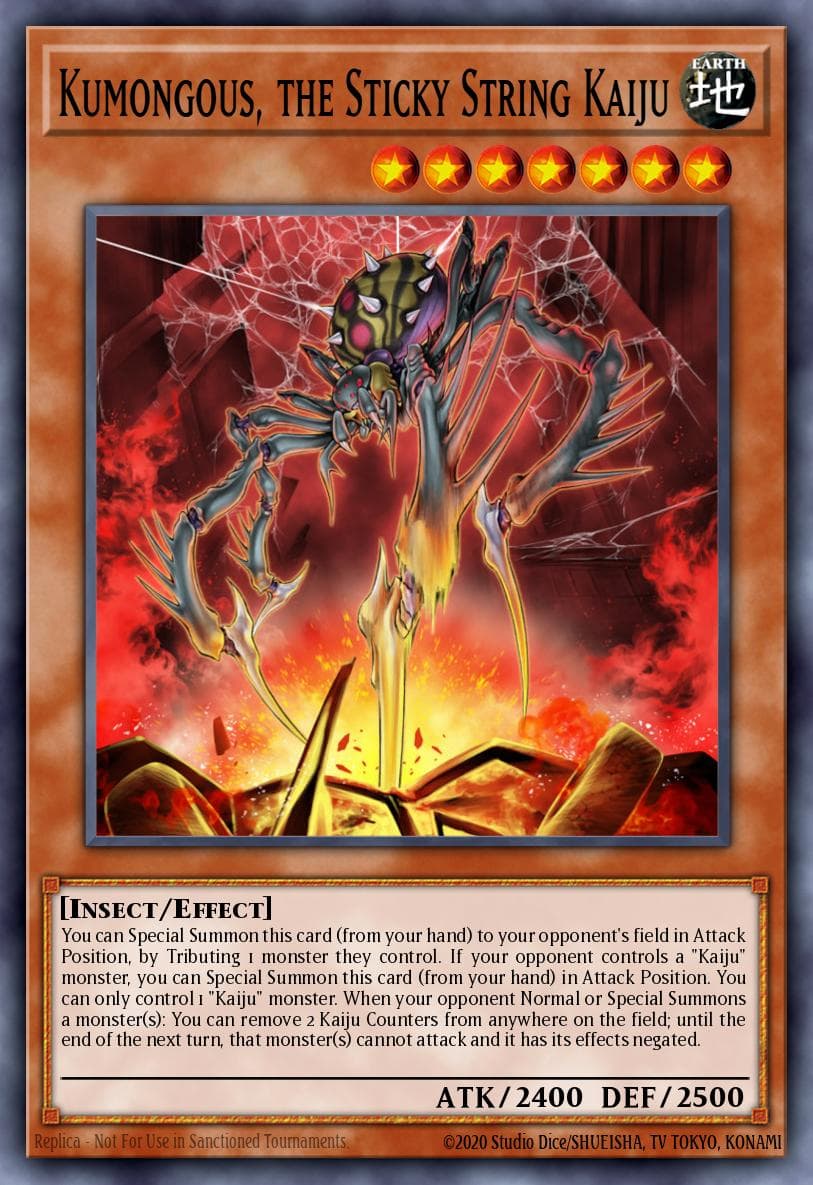Kumongous, the Sticky String Kaiju #OP04-EN008
