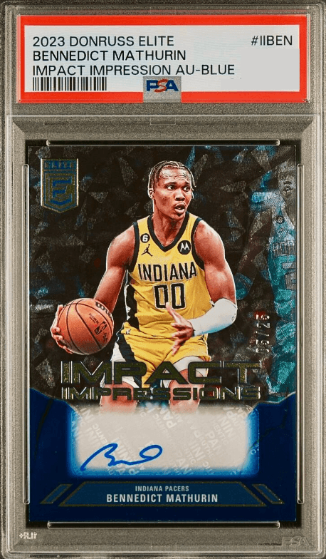 Bennedict Mathurin 2023 panini Donruss Elite