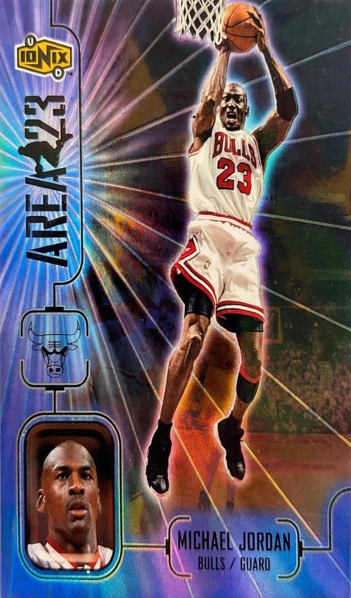Michael Jordan 1998 upper-deck Ionix