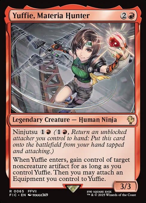 Yuffie, Materia Hunter 2025 Magic: The Gathering Final Fantasy Commander