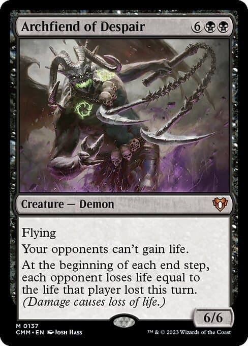 Archfiend of Despair 2023 Magic: The Gathering Commander Masters