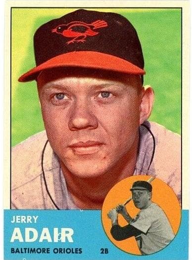 Jerry Adair 1963 topps Topps
