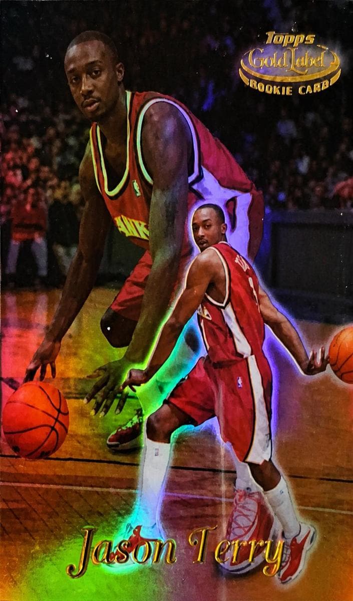Jason Terry 1999 topps Topps Gold Label