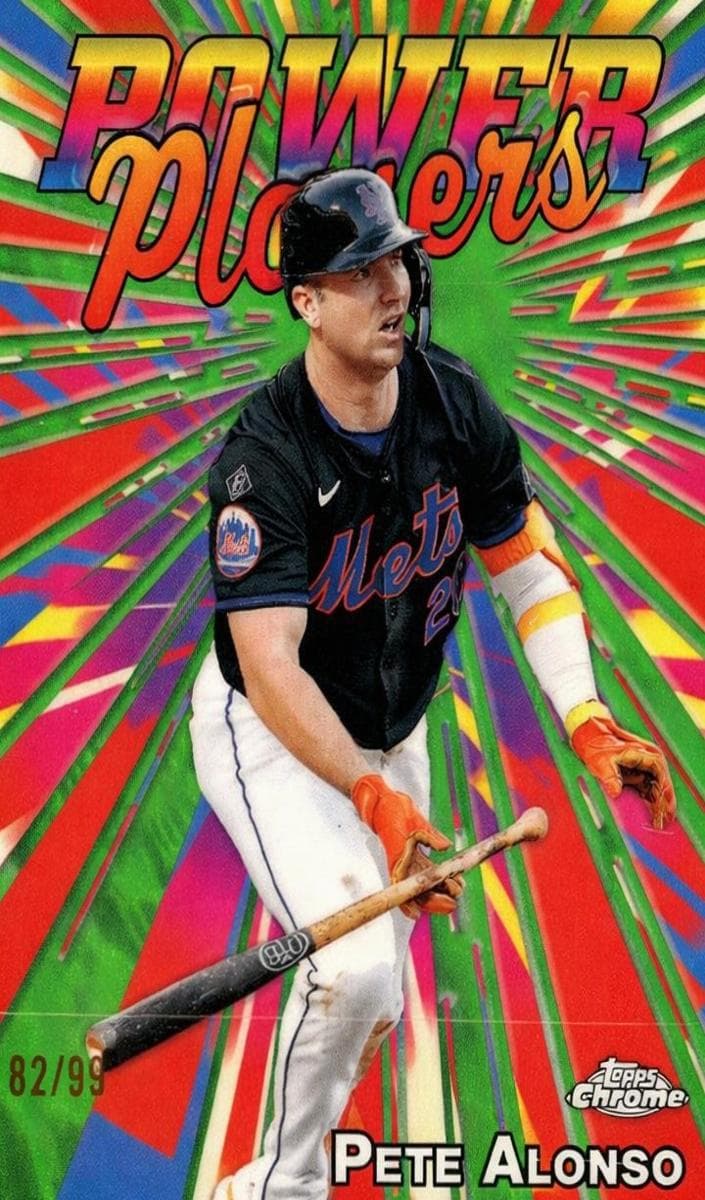Pete Alonso 2025 topps Chrome