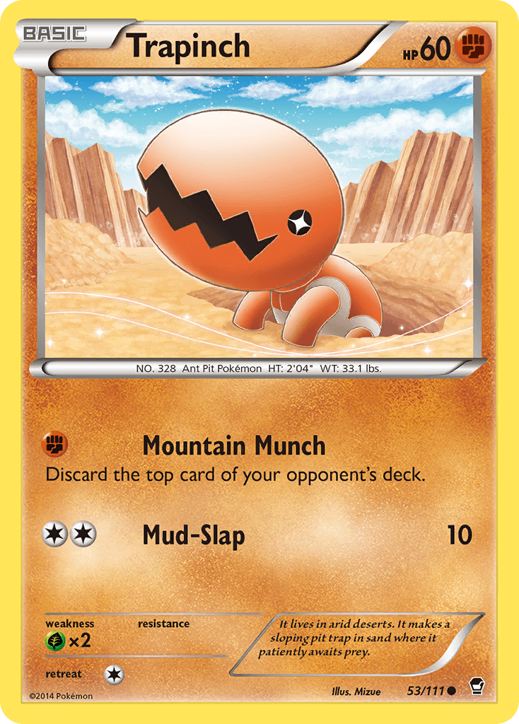 Trapinch 2014 Pokemon Furious Fists