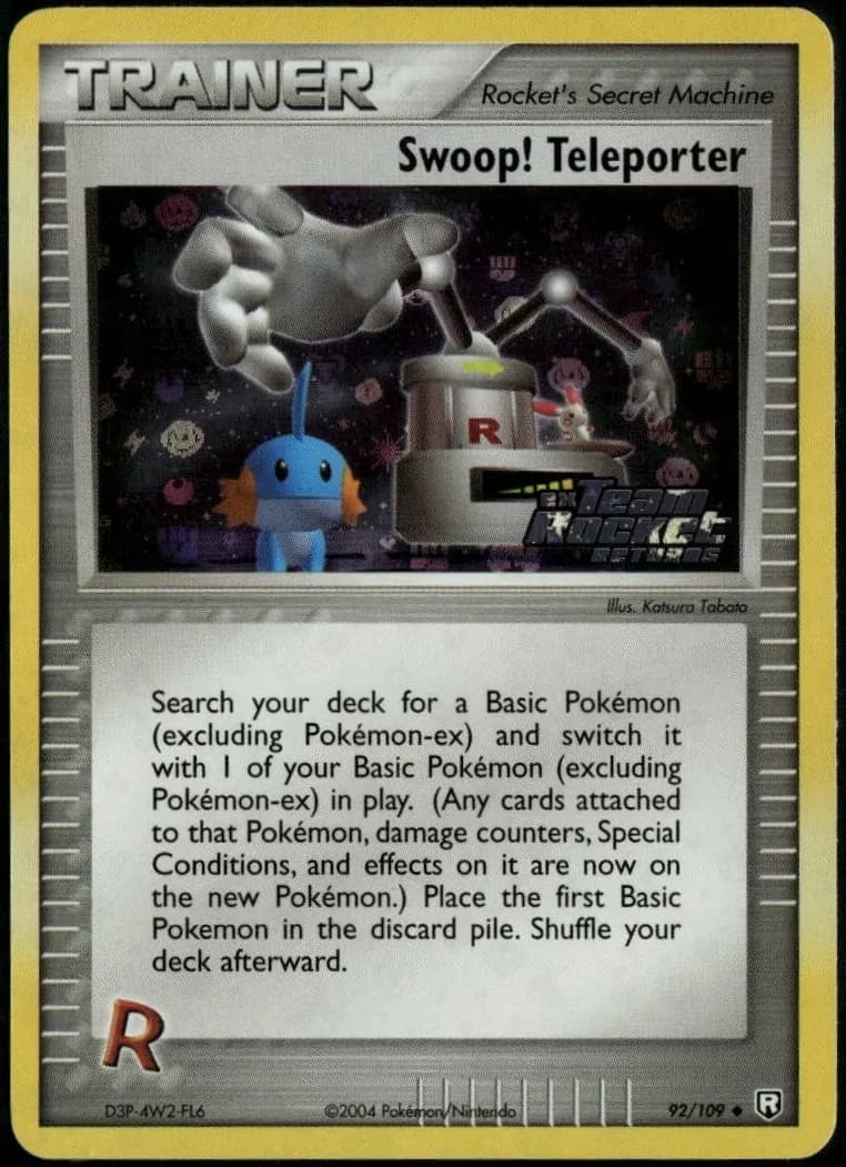 Swoop! Teleporter trading card