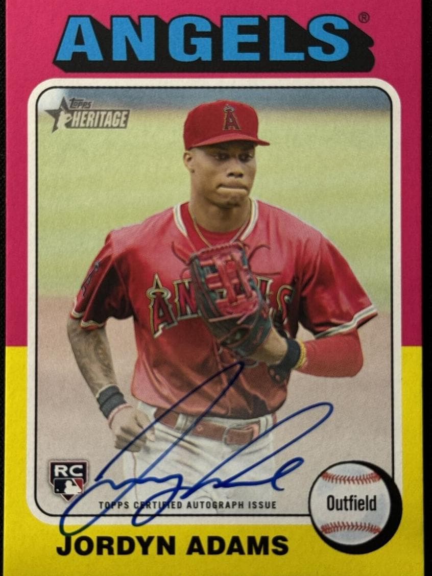 Jordyn Adams 2024 topps Topps Heritage