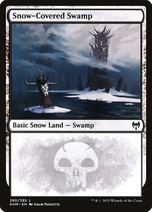 Snow-Covered Swamp 2019 Magic: The Gathering Modern Horizons