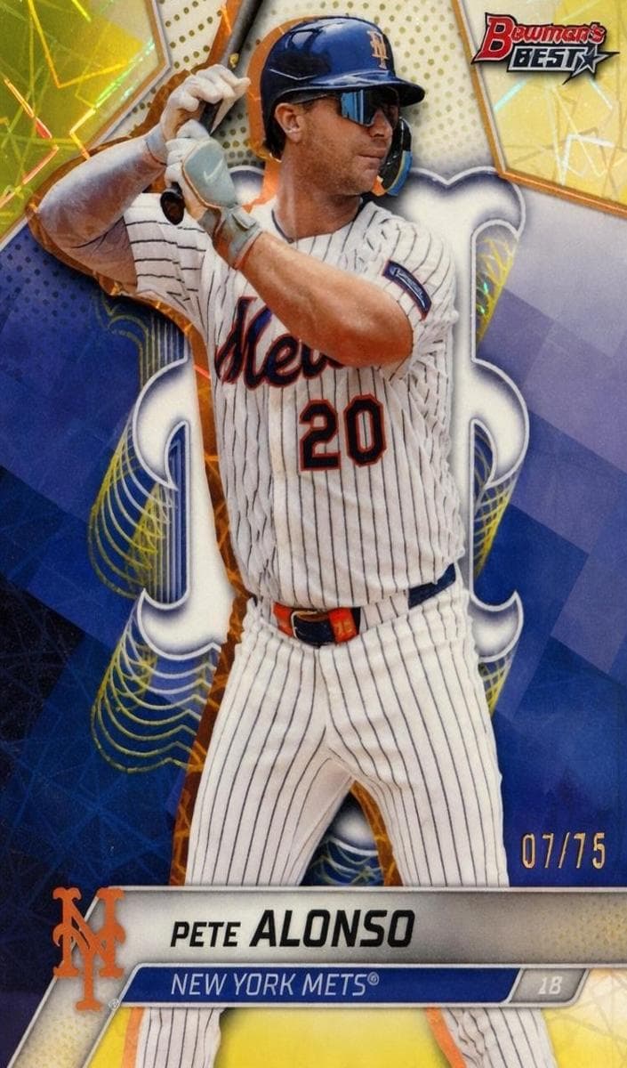 Pete Alonso 2025 bowman Bowman Best