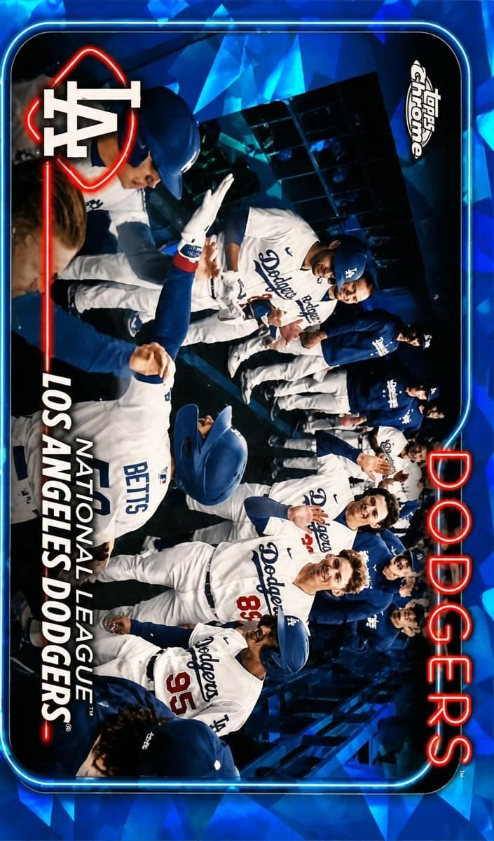 Los Angeles Dodgers trading card