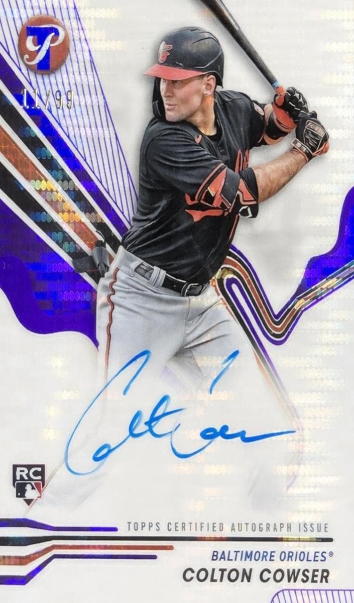 Colton Cowser 2024 topps Topps Pristine