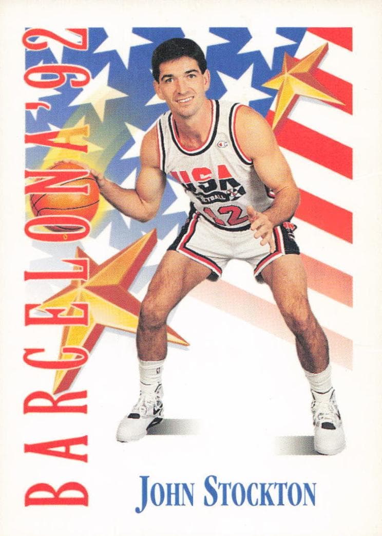 John Stockton 1991 fleer SkyBox