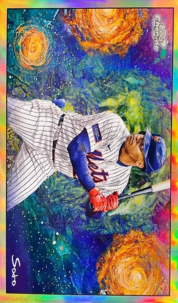 Juan Soto 2025 topps Topps Cosmic Chrome