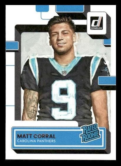 Matt Corral trading card