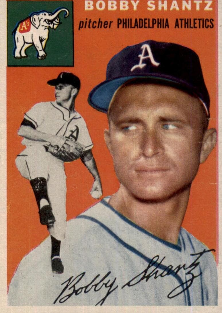 Bobby Shantz 1954 topps Topps