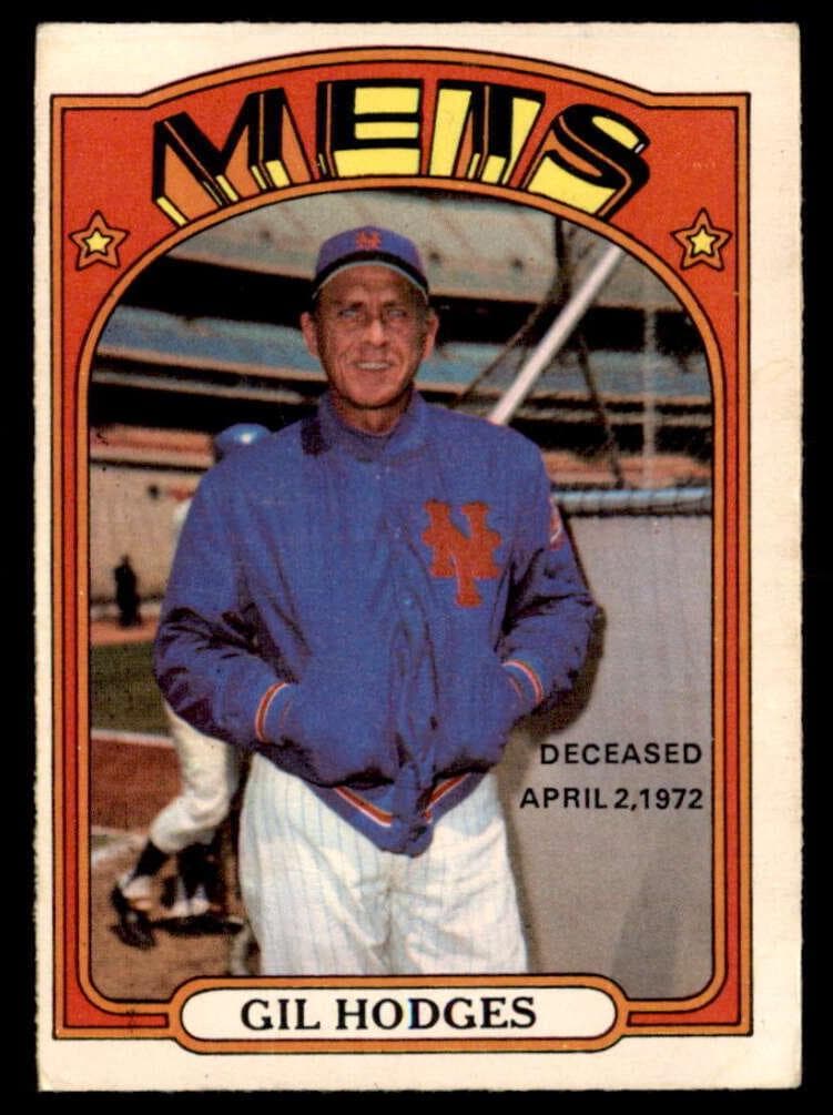 Gil Hodges 1972 topps O-Pee-Chee