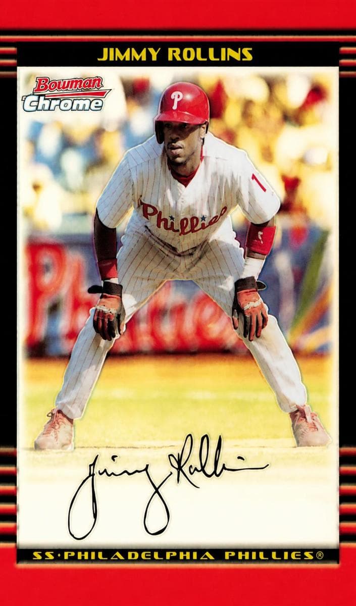 Jimmy Rollins 2002 bowman Bowman