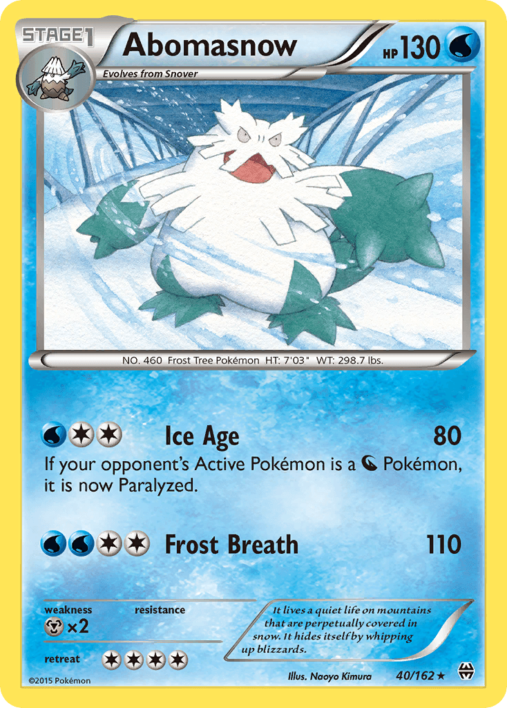 Abomasnow 2015 Pokemon