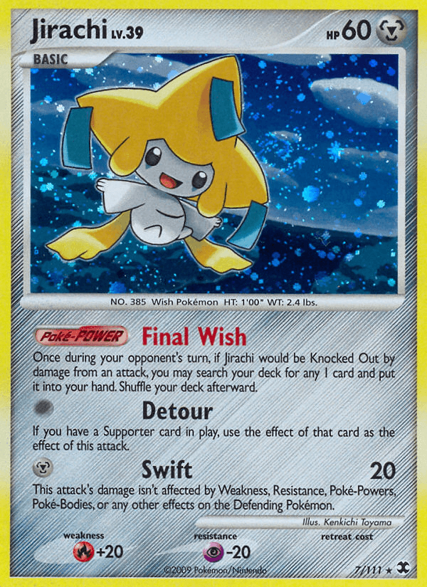 Jirachi 2009 Pokemon Rising Rivals