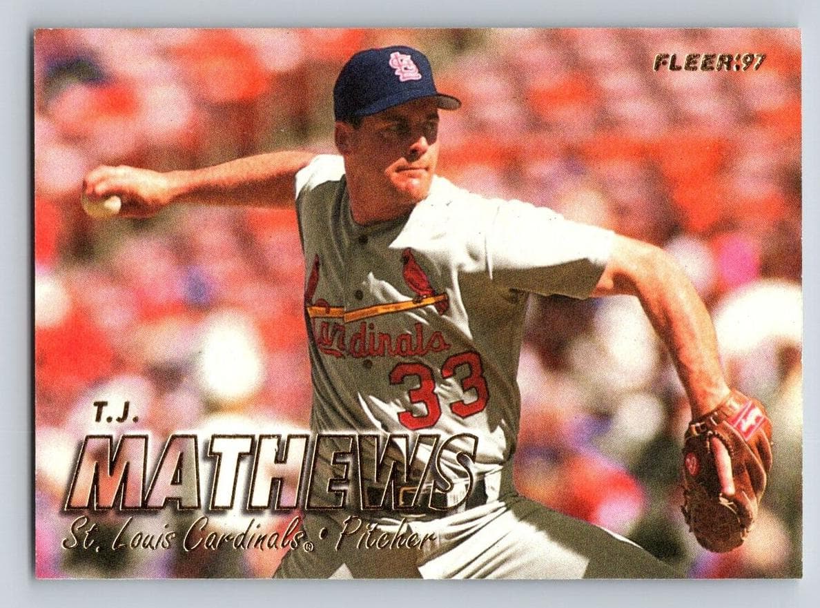 T.J. Mathews 1997 fleer Fleer