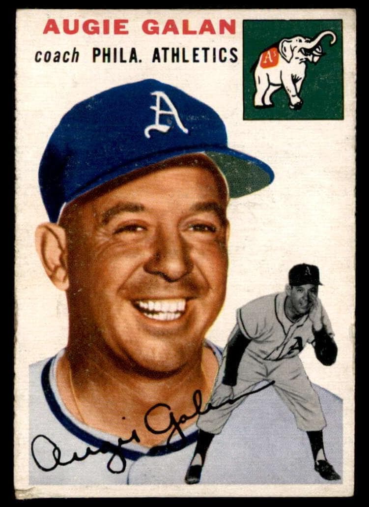 Augie Galan 1954 topps Topps