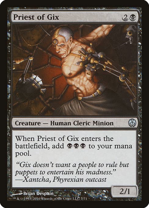 Priest of Gix 2024 Magic: The Gathering Foundations Jumpstart