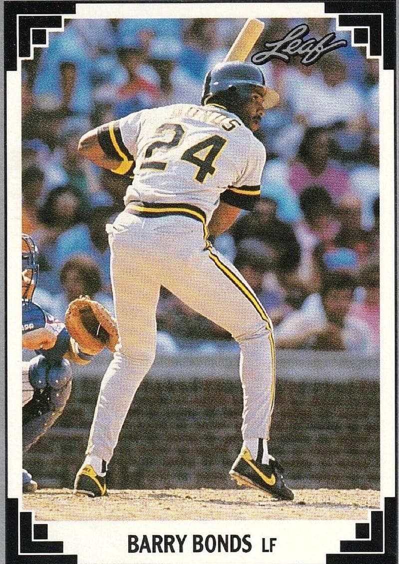Barry Bonds 1991 leaf Leaf