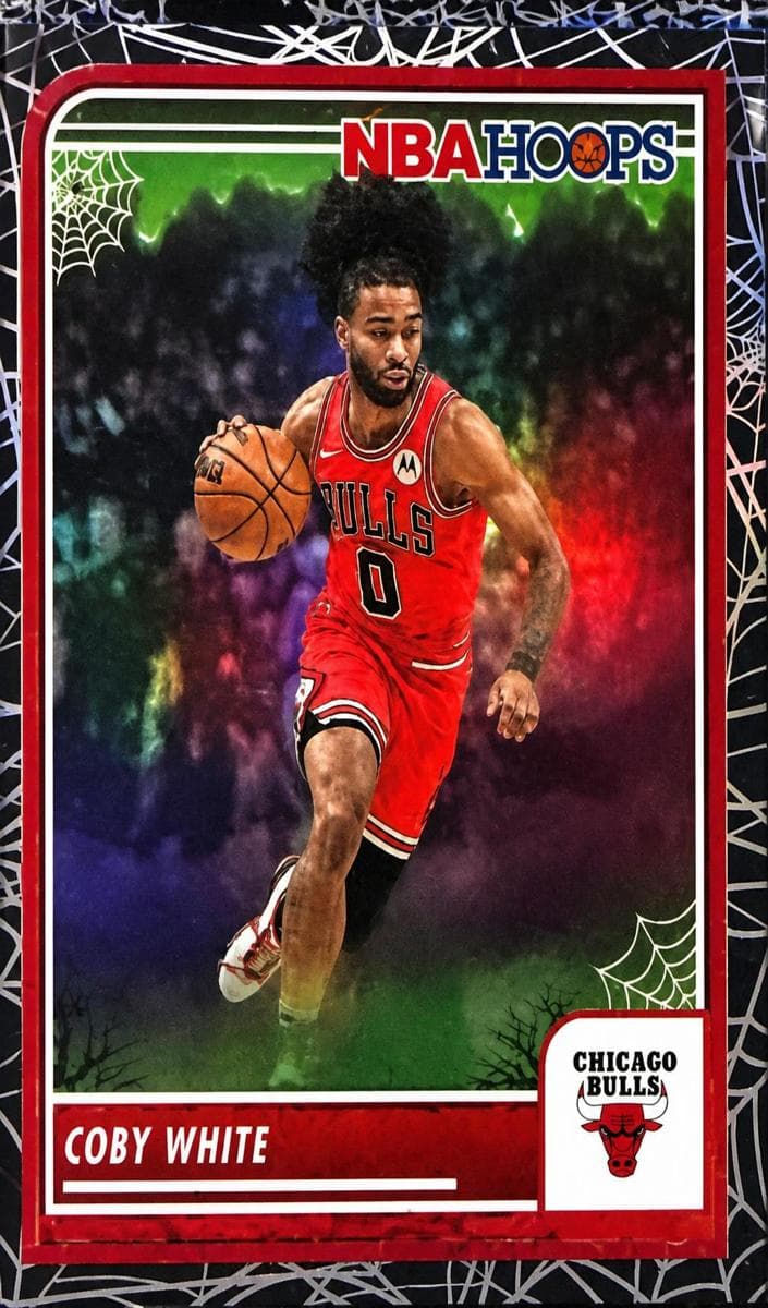 Coby White 2023 panini Hoops Haunted Hoops