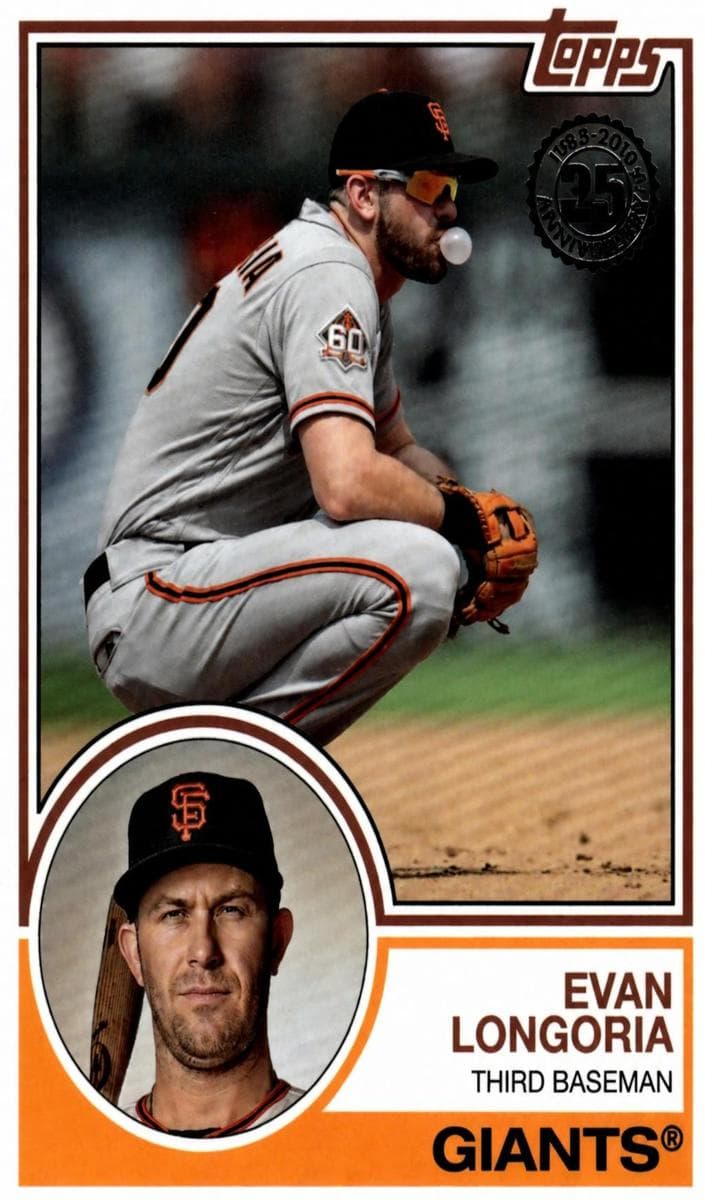Evan Longoria 2018 topps Topps Update